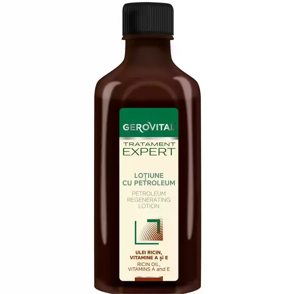 Lotiune regeneranta cu petroleum tratament expert 100ml, Gerovital