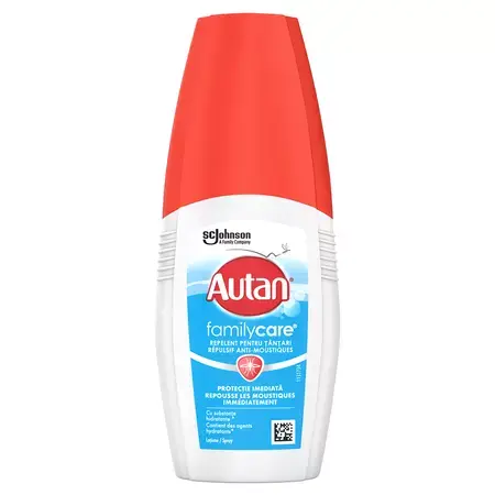 Lotiune spray impotriva tantarilor Family Care, Autan | 100 ml