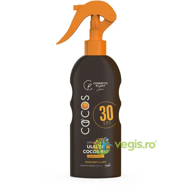 Lotiune Spray pentru Plaja cu Ulei de Cocos SPF30 200ml