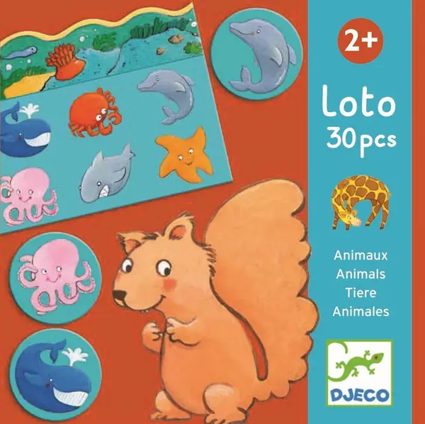 Loto educativ Djeco - Animale
