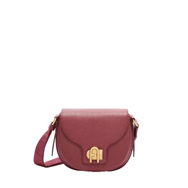 Lotus mini crossbody rubino + toni rubino