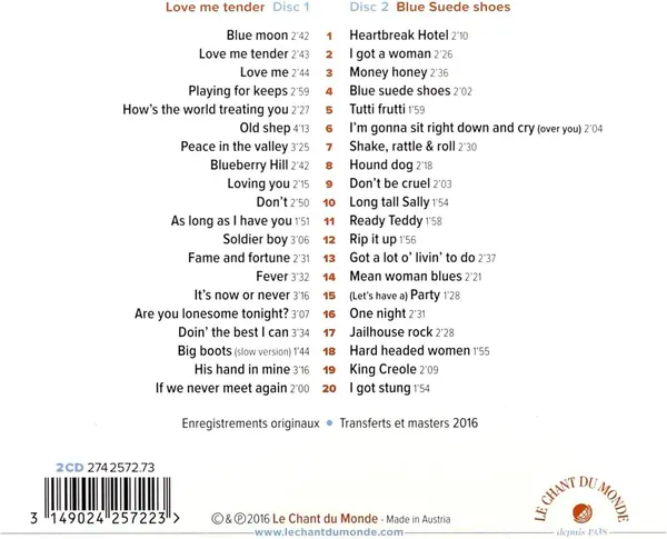 Love Me Tender - Blue Suede Shoes | Elvis Presley