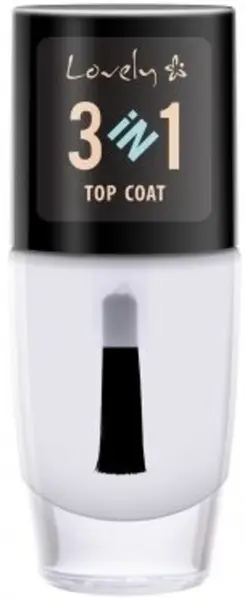 Lovely - Top lac de unghii 3 în 1, 8 ml