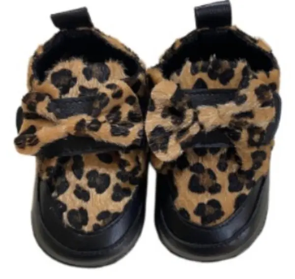 LoveMAXX Bentițe pentru bebeluși - Leopard, mărimea 18, negre