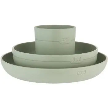 LOVI Tableware Set with Cup serviciu de masă pentru copii
