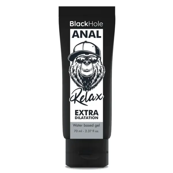 Lubrifiant anal Black Hole – Anal Relax cu efect de dilatare și relaxare, pe bază de apă, 70 ml