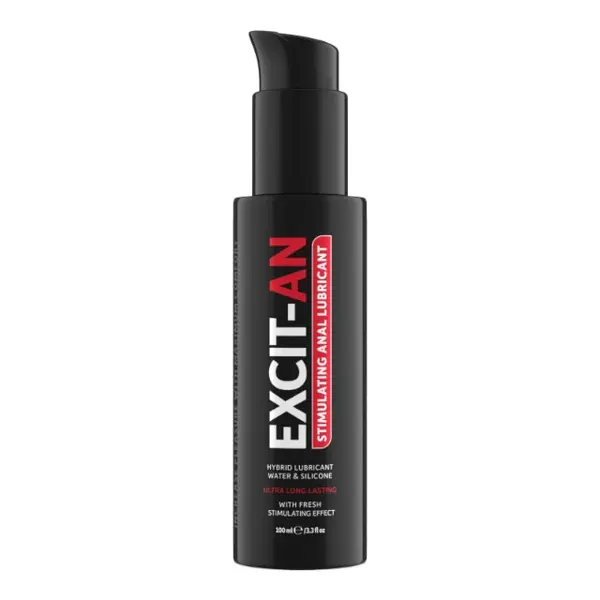 Lubrifiant anal EXCIT-AN, formulă hibridă pe bază de apă și silicon, cu efect de răcire, 100 ml