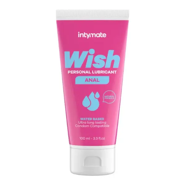 Lubrifiant anal INTYMATE Wish Anal, pe bază de apă, cu efect de lungă durată, potrivit pentru toate tipurile de piele, 100 ml