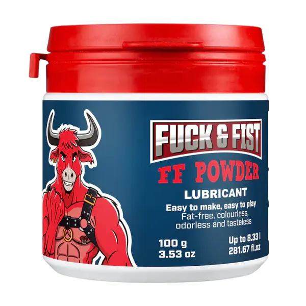 Lubrifiant anal pudră FUCK & FIST FF Powder, pentru fisting, fără parfum, fără gust, 100 g