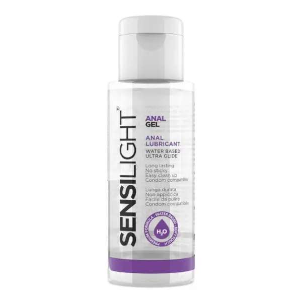 Lubrifiant anal SENSILIGHT Anal Gel, pe bază de apă, cu efect de lungă durată, compatibil cu prezervative, 30 ml