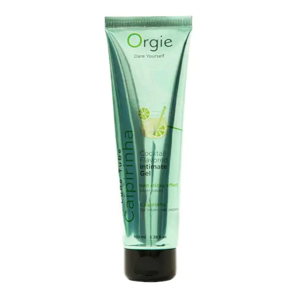 Lubrifiant cu aromă ORGIE Lube Tube - Cocktail Intimate Gel CAIPIRINHA, pe bază de apă, 100 ml