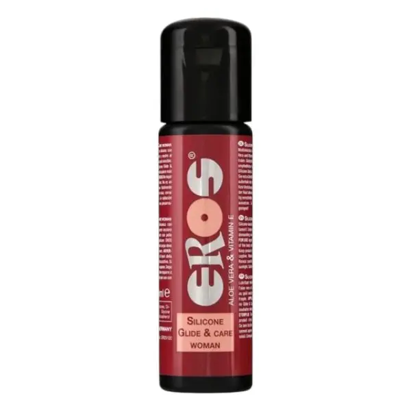 Lubrifiant Eros Silicone Glide & Care, pentru femei, pe baza de silicon, 100 ml