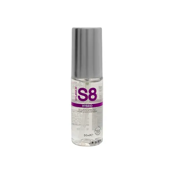 Lubrifiant hibrid S8 Hybrid Lube, pe bază de apă și silicon, fără parabeni, 50 ml