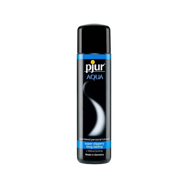 Lubrifiant pe bază de apă PJUR Aqua, fără gust și miros, testat dermatologic, compatibil cu prezervative și jucării erotice, 100 ml