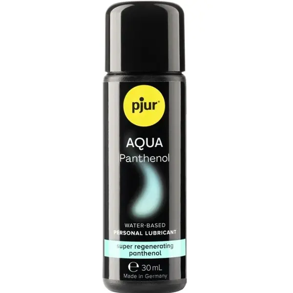 Lubrifiant pe bază de apă Pjur – Aqua Panthenol, cu efect hidratant și regenerant pentru piele, 30 ml