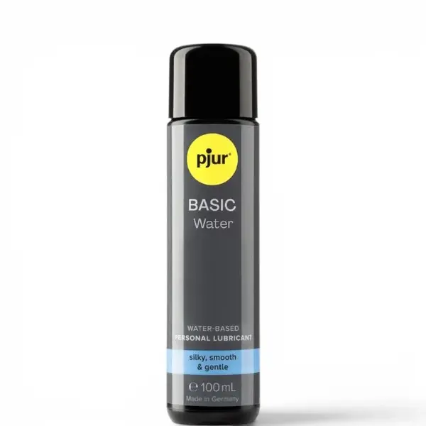 Lubrifiant pe bază de apă PJUR Basic Water, textură mătăsoasă, hidratant, fără uleiuri, 100 ml