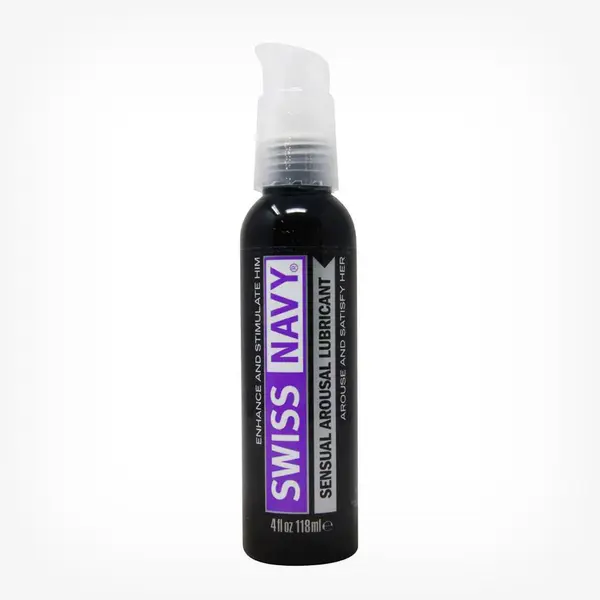 Lubrifiant premium, Swiss Navy Sensual Arousal, cu stimulare sexuala, pe baza de apa, 118ml
