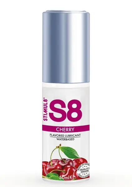 Lubrifiant S8 - Cherry, pe baza de apa, cu aroma de cirese, 50 ml