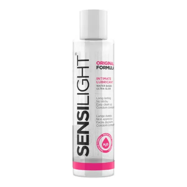 Lubrifiant SENSILIGHT Original Formula, pe bază de apă, cu efect de lungă durată, compatibil cu prezervative, 150 ml