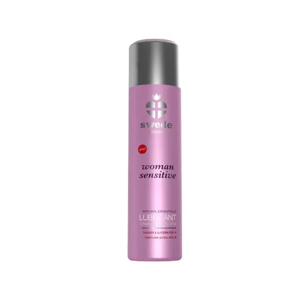 Lubrifiant SWEDE Original Woman Sensitive, pe bază de apă, cu mușețel și aloe vera, efect hidratant și antiinflamator, 60 ml