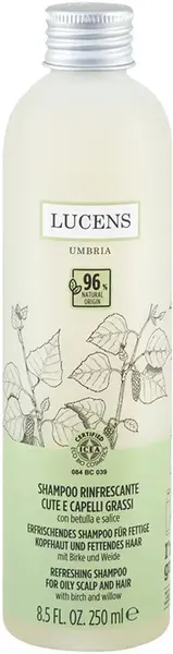 Lucens Șampon revigorant pentru păr și scalp gras, 250 ml