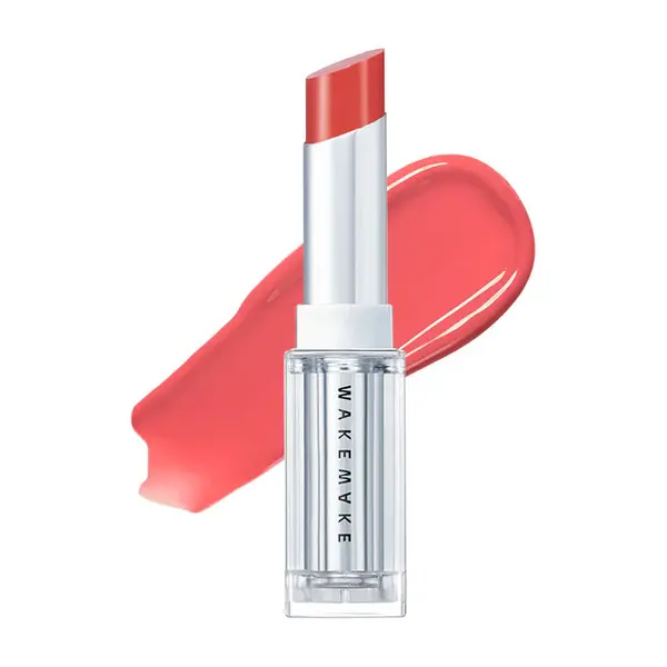 Luciu de buze gel cu efect de strălucire naturală, Dewy Gel Glaze Stick, WAKEMAKE - #02 Melted Pink