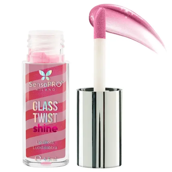 Luciu de buze Glass Twist Shine SensoPRO Milano, Pinkish