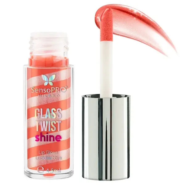 Luciu de buze Glass Twist Shine SensoPRO Milano, Roll Coral