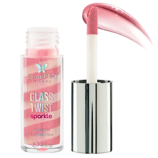 Luciu de buze Glass Twist Sparkle SensoPRO Milano, Sweetie