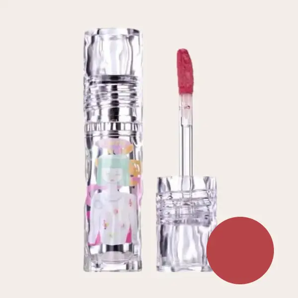 Luciu de buze Limited Edition, FLORTTE, Lip Gloss, 2.6g - #05 Red Bean Paste