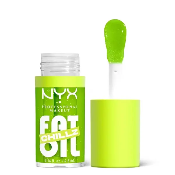 Luciu de buze NYX Professional Makeup Fat Oil Chillz 19 Kiwi Free
