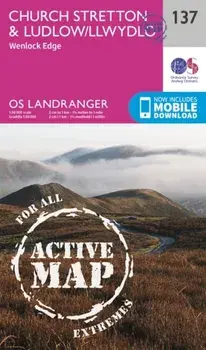 Ludlow & Church Stretton, Wenlock Edge. February 2016 ed, Sheet Map/Ordnance Survey