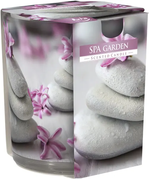 Lumânare aromată Bispol Aura - Spa Garden, 100 g