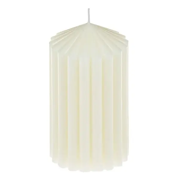 Lumanare decorativa cu design liniar,360 grame, 7x13 cm