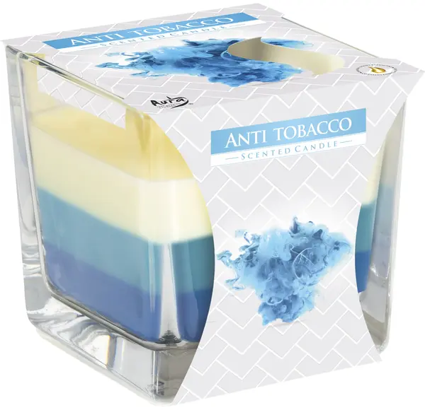 Lumânare parfumată Bispol Aura - Anti-Tabac, 170 g