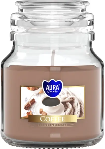 Lumânare parfumată Bispol Aura - Coffee, 120 g