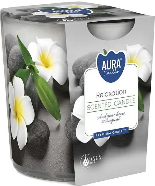 Lumânare parfumată Bispol Aura - Relaxation, 100 g