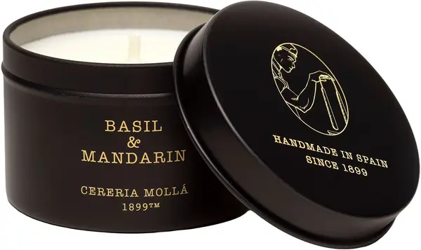 Lumânare parfumată Cereria Molla - Basil & Mandarin, 90 g