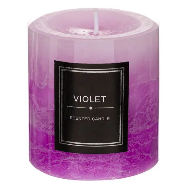 Lumanare parfumata cu aroma de liliac, 7x7,5 cm