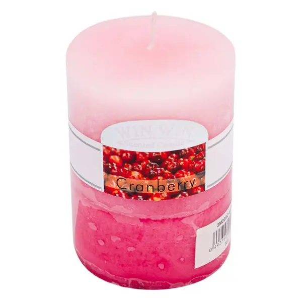 Lumanare parfumata cu aroma de zmeura, 6,8x9,5 cm