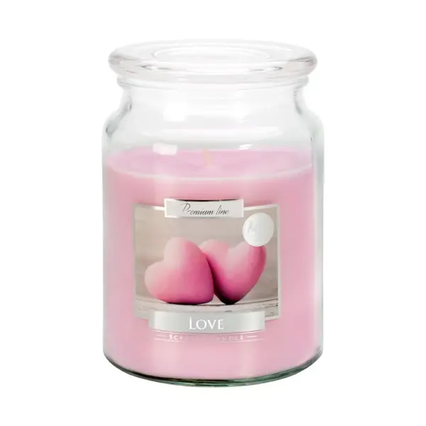 Lumanare Parfumata in Borcan cu Capac Love, 100 Ore