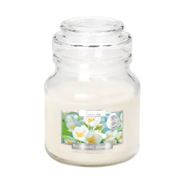 Lumanare Parfumata in Pahar cu Capac, Blooming Jasmine, 28 Ore