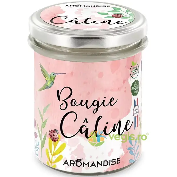 Lumanare Parfumata Naturala Caline (Imbratisare) Bio 150g
