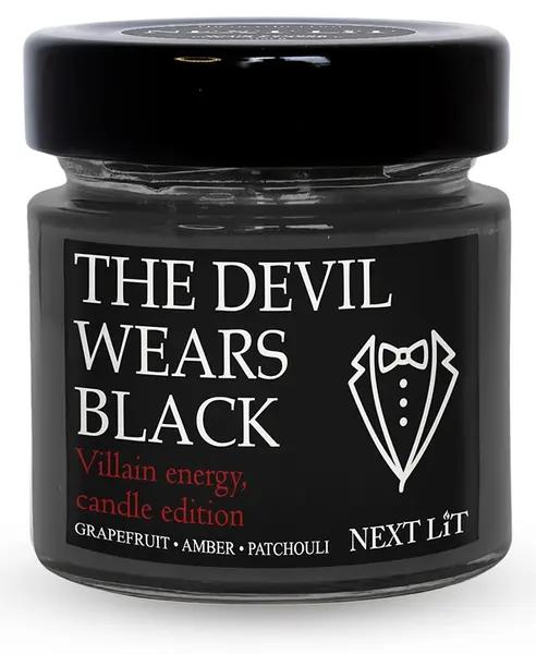 Lumânare parfumată Next Lit Burning Tropes - The Devil Wears Black, 100 g