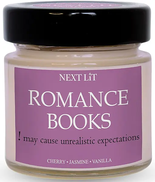 Lumânare parfumată Next Lit Genre Tales - Romance Books, 100 g