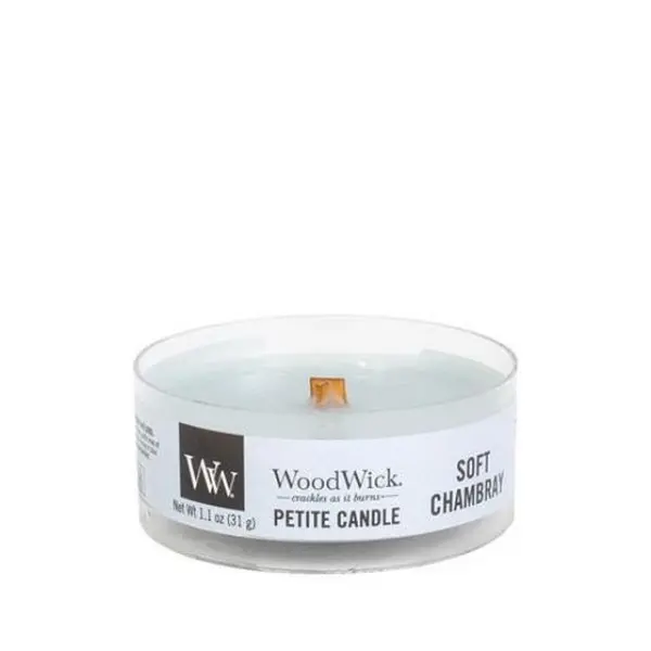 Lumanare parfumata - Petite Soft Chambray | WoodWick