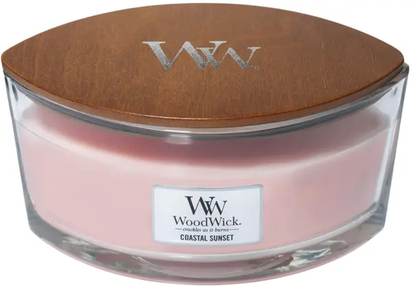 Lumânare parfumată WoodWick Coastal Sunset, 453.6 g