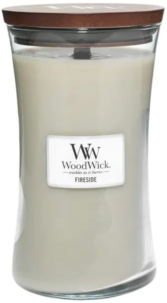 Lumânare parfumată WoodWick Fireside, 609.5 g