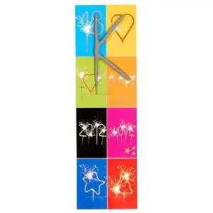 Lumanare pentru tort - Sparkler Spinner K | Wondercandle