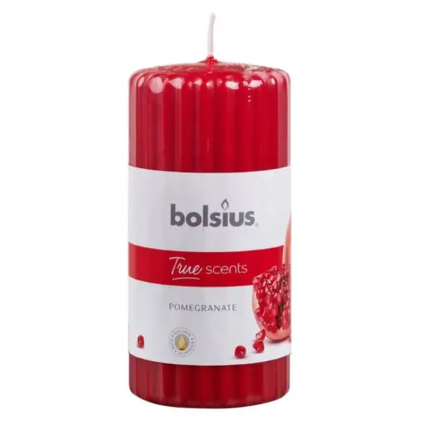 Lumanare Stalp 120 x 58 mm Bolsius, Rodie